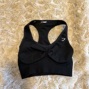 Gymshark Black Racerback Sports Bra